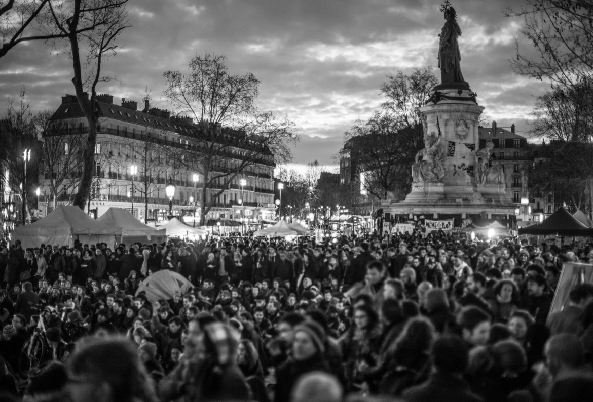 Parigi, Nuit Debout, Place de La République @ Jean Segura e Alhil Villalba