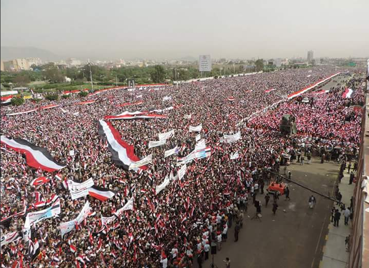 Un milione di yemeniti in piazza contro Riyadh