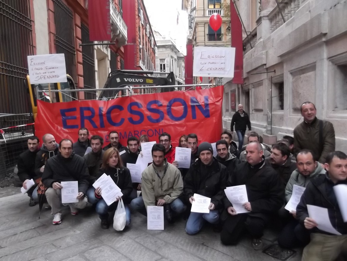 Ericsson, fumata nera. Lavoratori in sciopero
