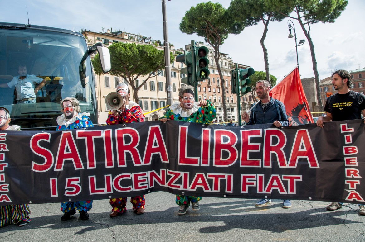 Cacciati da Roma con un Daspo gli operai licenziati dalla Fiat/Fca