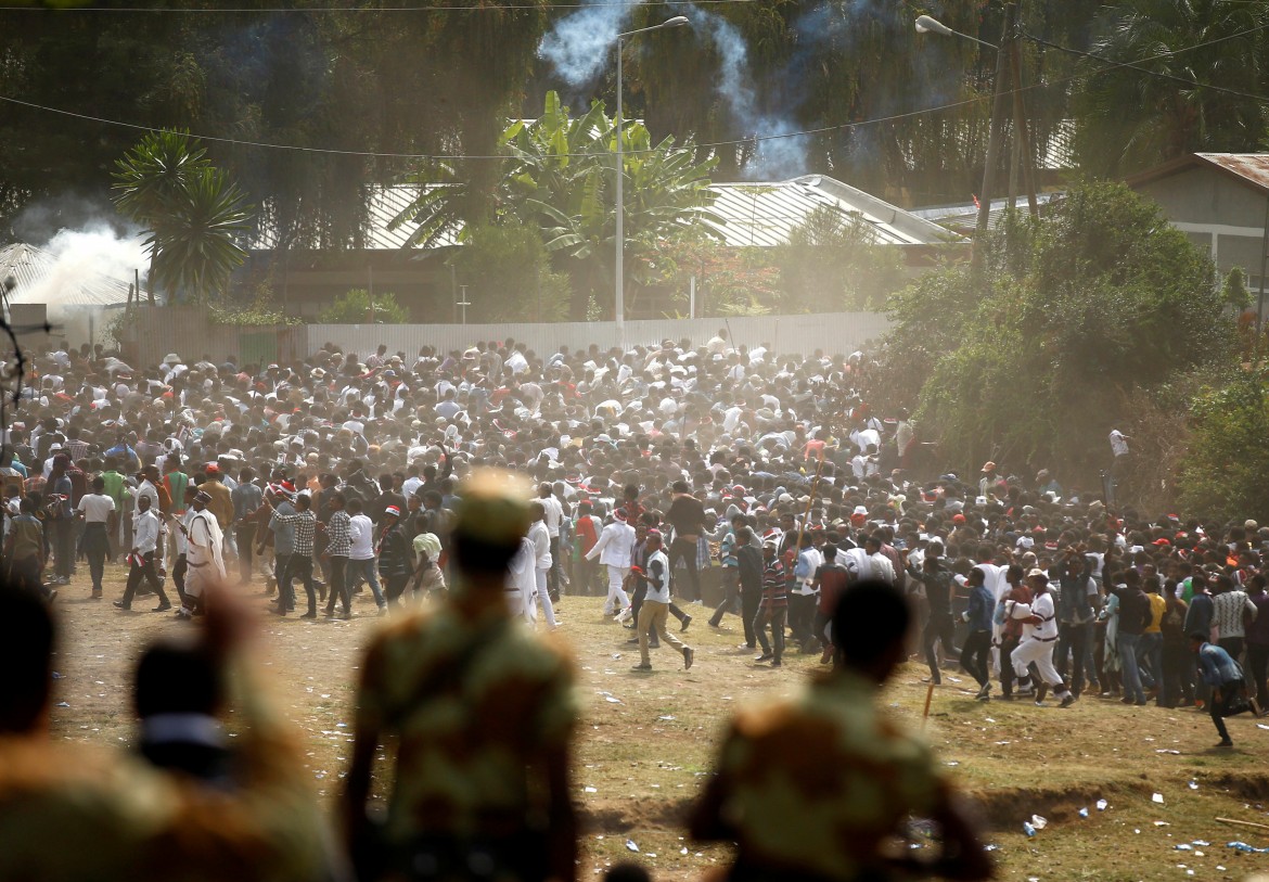 La polizia etiope carica, 50 morti nella calca