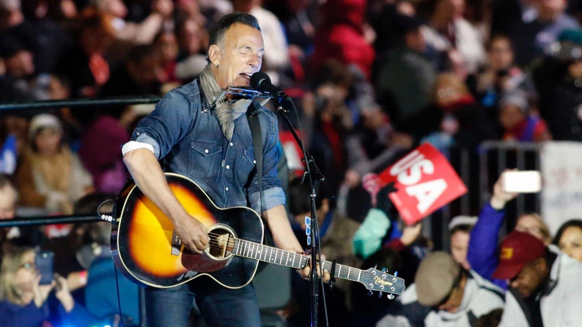 Springsteen for Hillary: “Difendere una certa visione dell’America è essenziale”