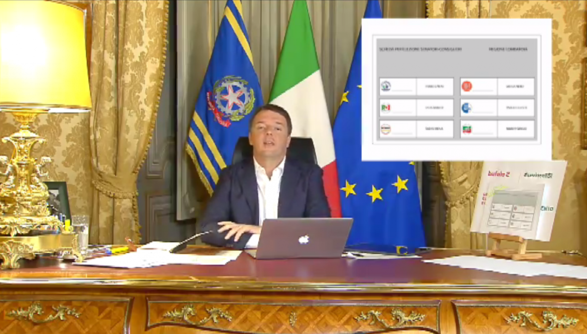 Renzi, la scheda bufala e il “regalo” a Taranto