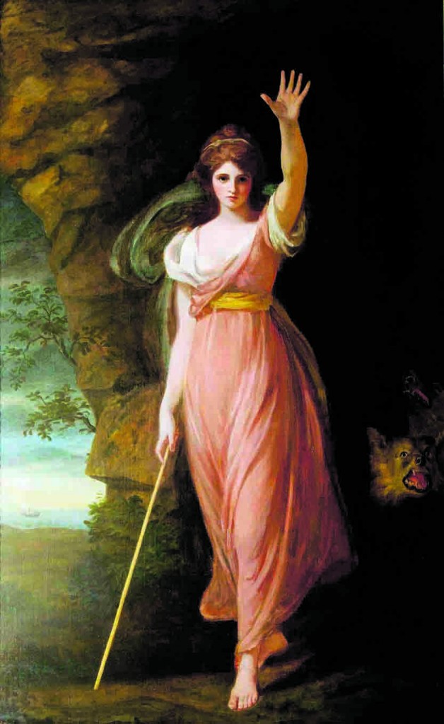 Lady Hamilton, performer neoclassica
