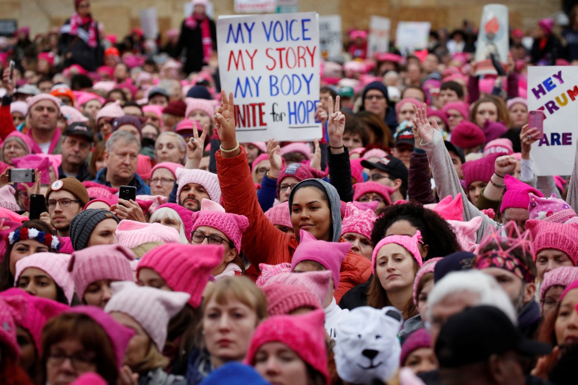 Washington è rosa: in 600mila sfidano Trump
