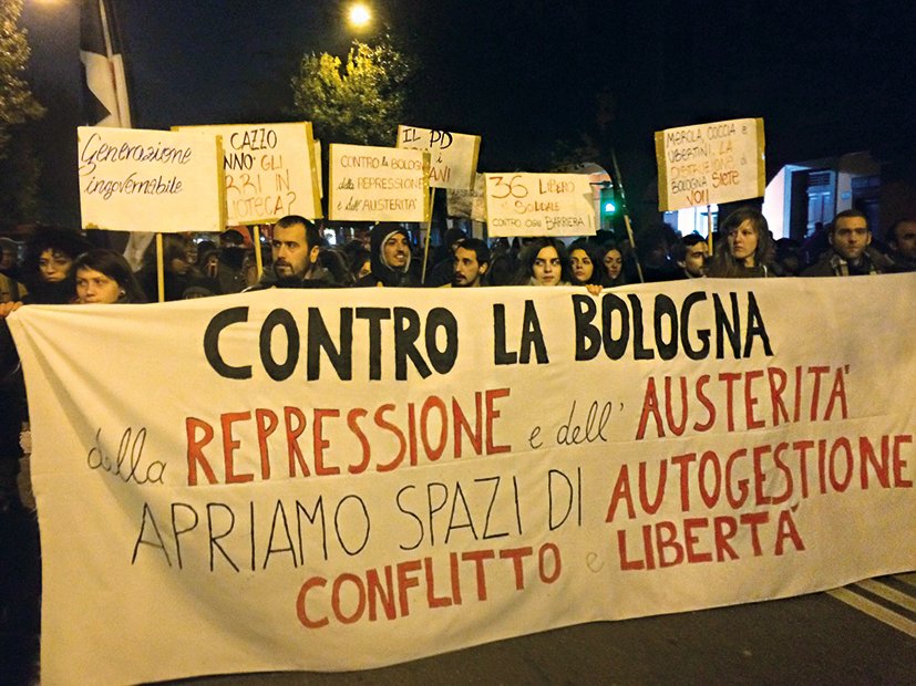 Bologna, linea dura della Procura contro i collettivi universitari