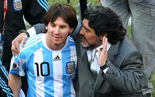 Messi Maradona e la telenovela argentina