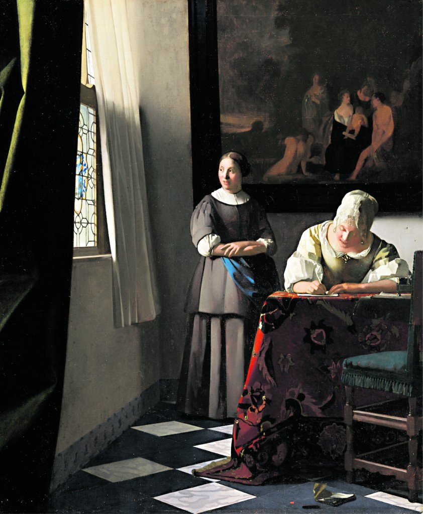 Vermeer, gioco enigmistico su interni borghesi