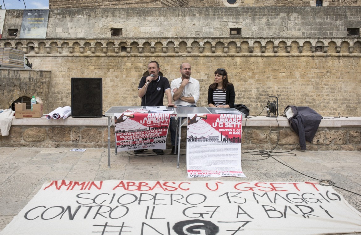 «Puglia contro G7», oggi a Bari in corteo in una città blindata