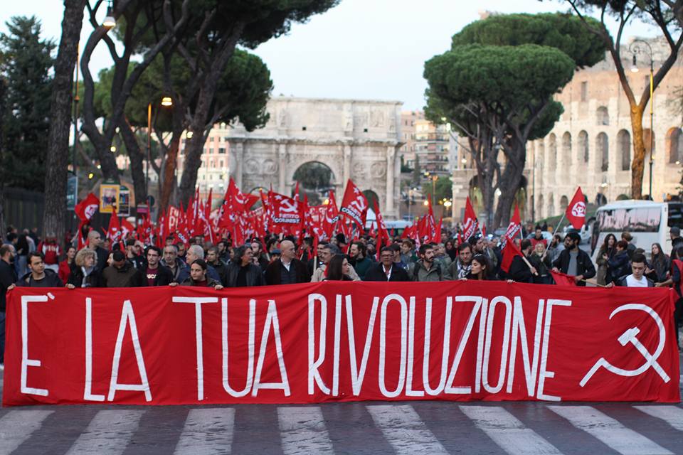 Manifestazione Nazionale Partito Comunista Roma 11 novembre