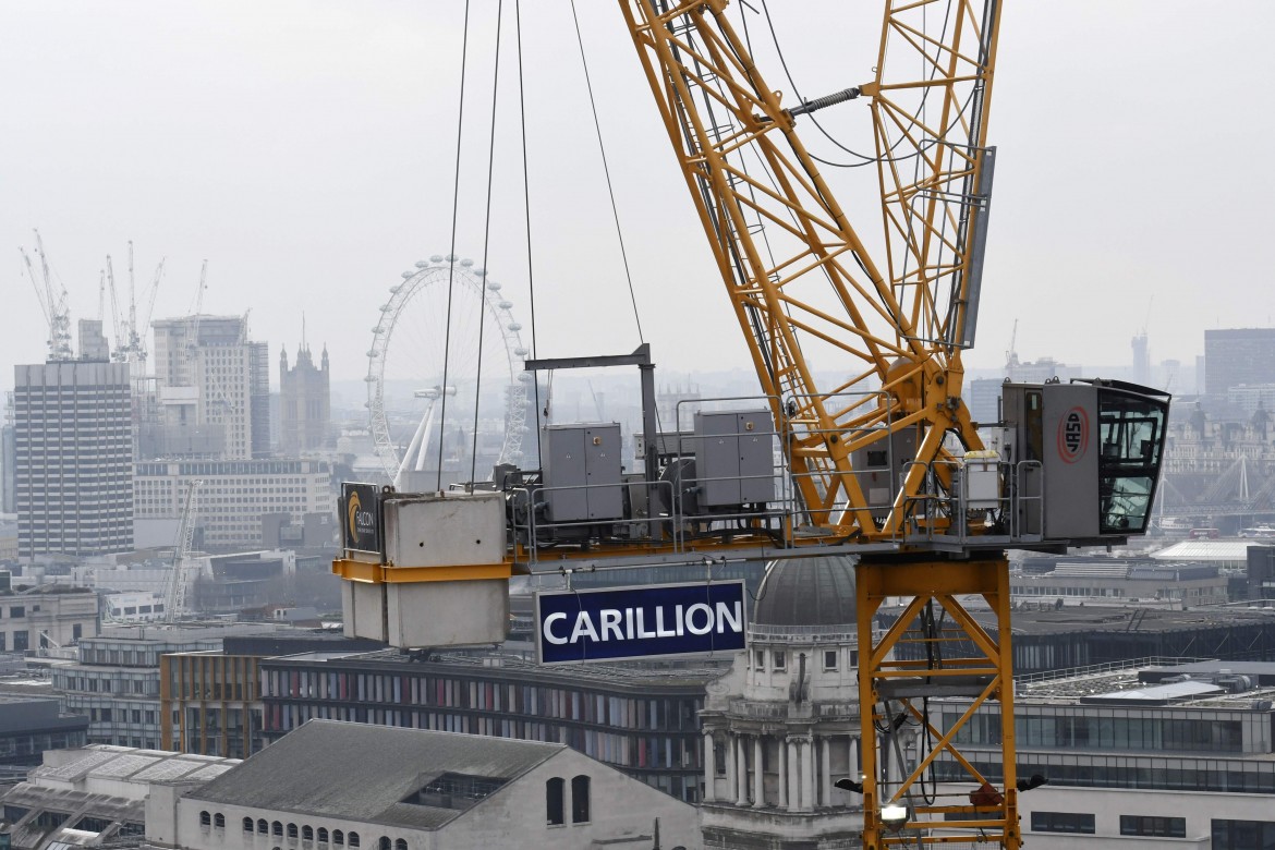 Carillion, il crack dell’impresa inglese si mangia 20 mila posti di lavoro