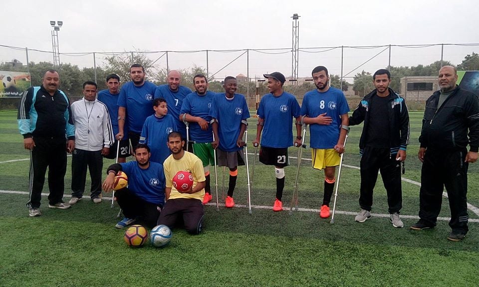 Un calcio all’occupazione, la squadra di mutilati di Gaza