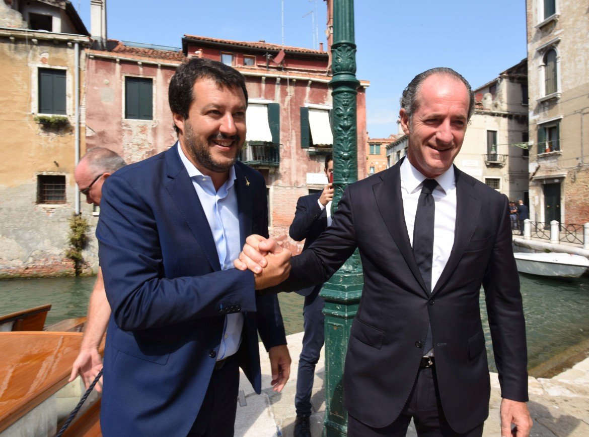 Salvini e Zaia a Venezia, avanti con la Pedemontana