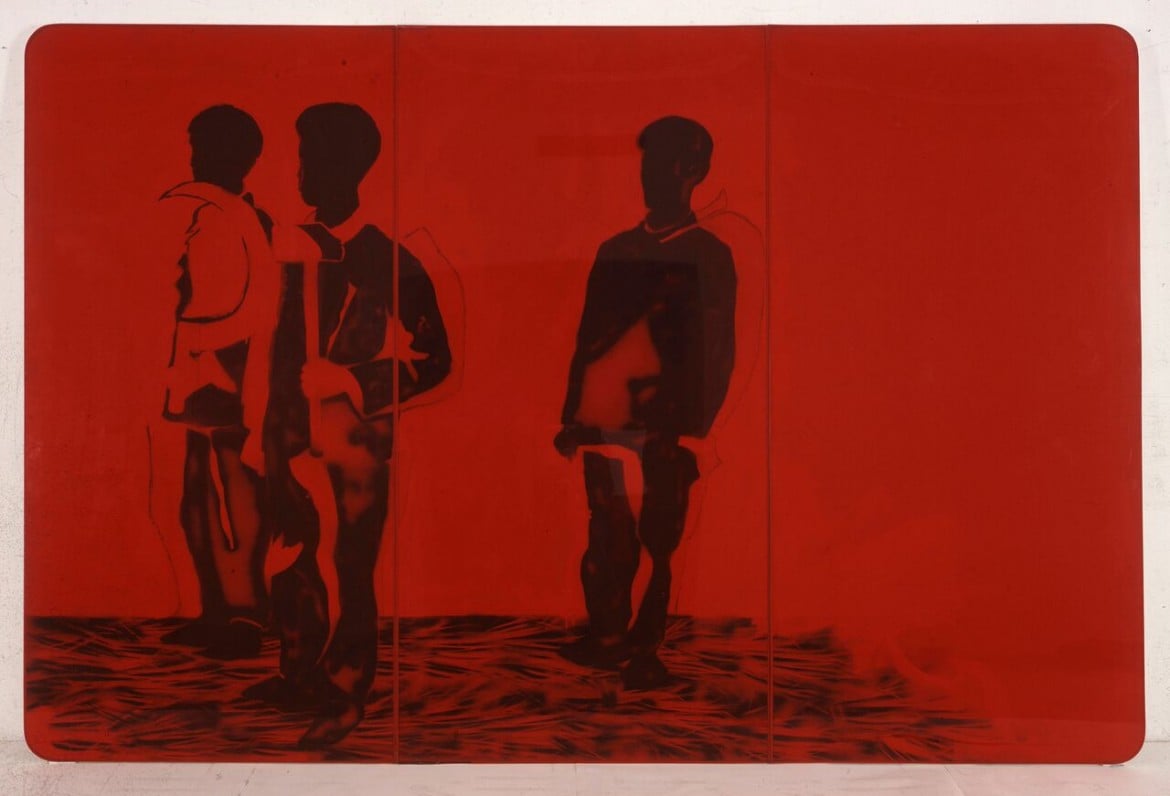 «Compagni compagni» di Mario Schifano, 1968