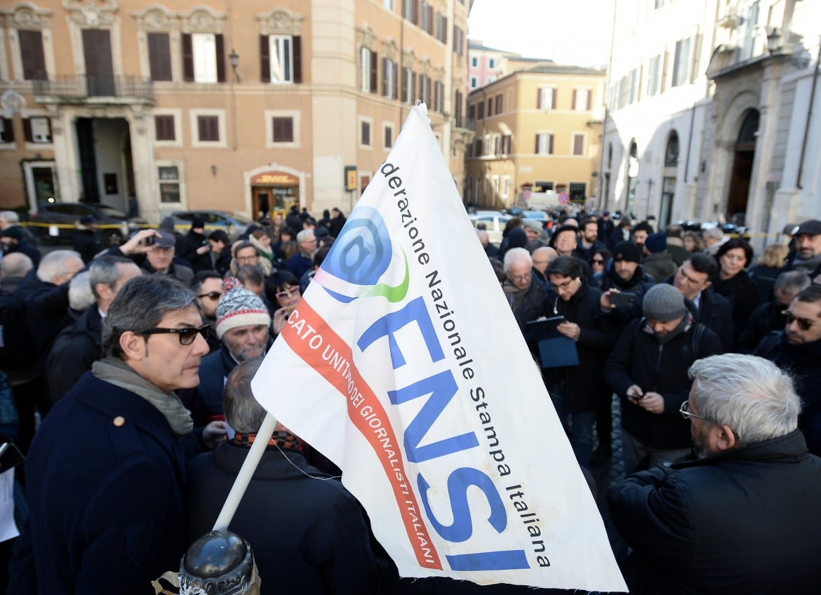 Giornalisti domani a piazza Montecitorio: «Da Draghi risposte su lavoro e previdenza»