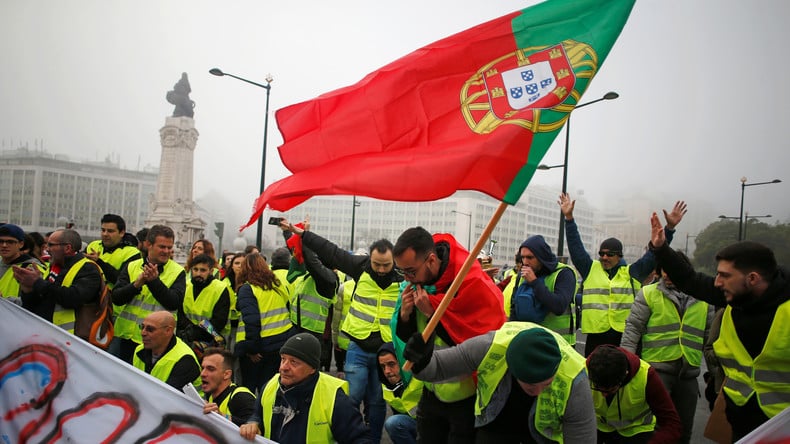 Coletes amarelos,  in Portogallo il contagio della protesta