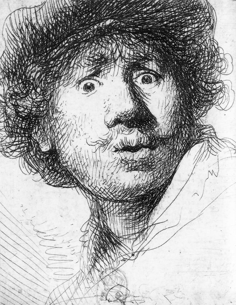 Rembrandt, la retina picchiettata di verità