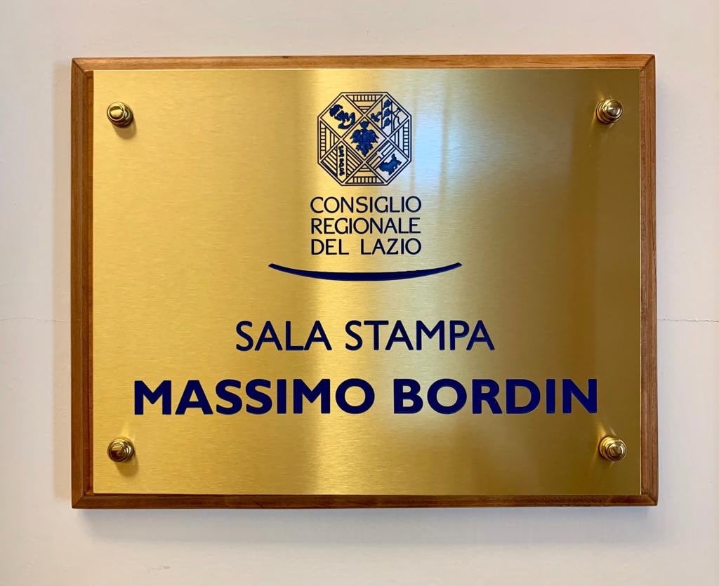 La Sala Stampa Bordin alla Regione Lazio