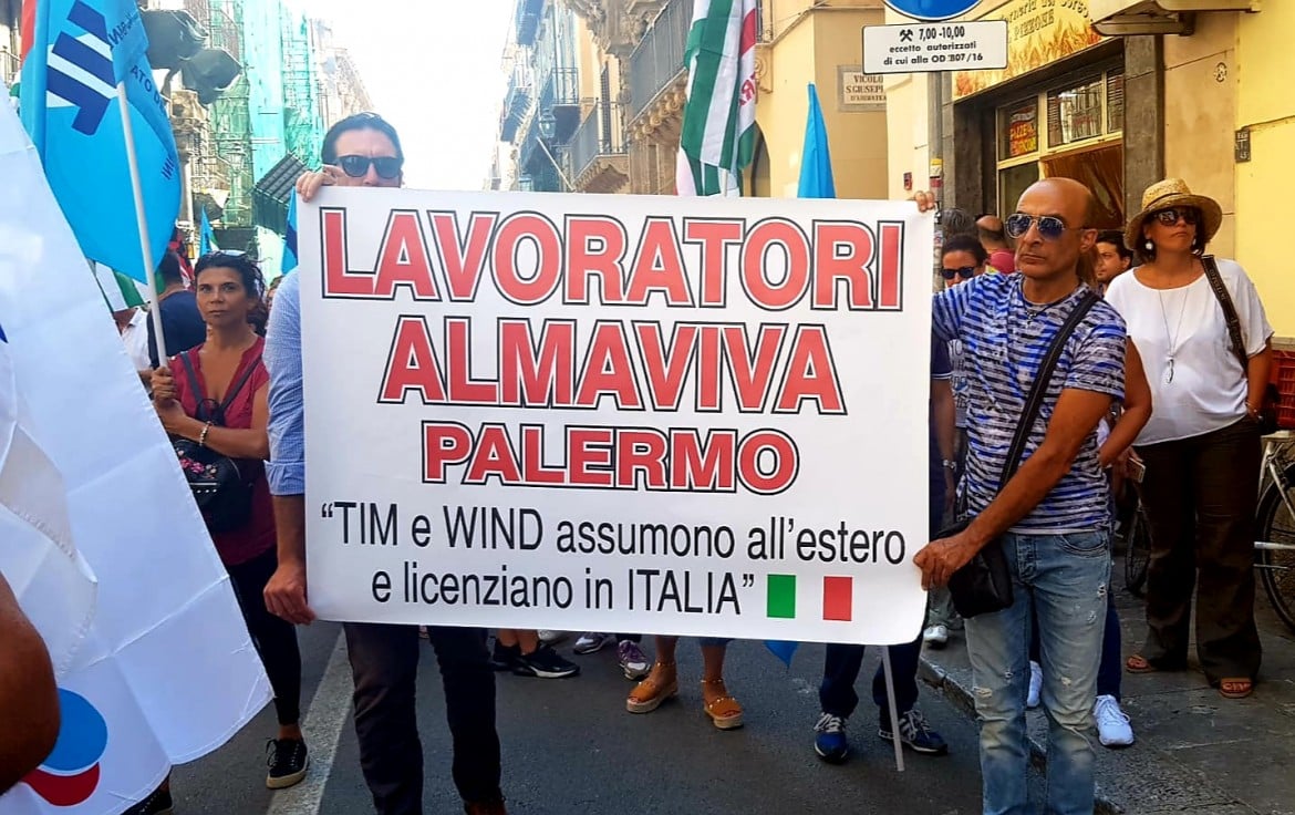 Almaviva Palermo: 1600 licenziamenti più vicini