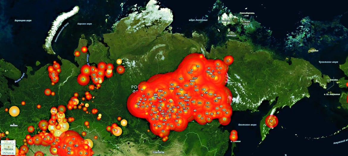 Allarme russo, in Siberia incendi  fuori controllo e inondazioni