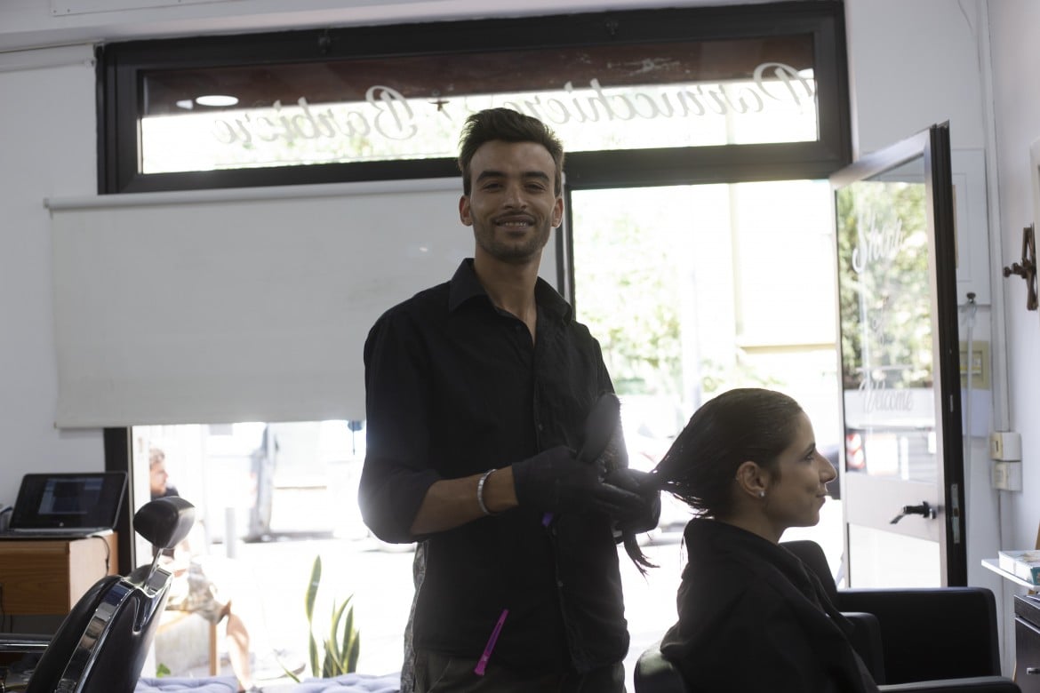 Il barbiere di Gaza. A Centocelle