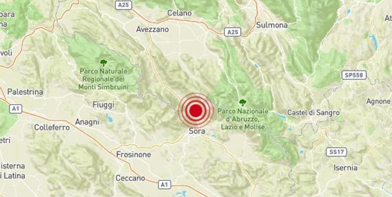 Trema ancora la terra tra Lazio e Abruzzo