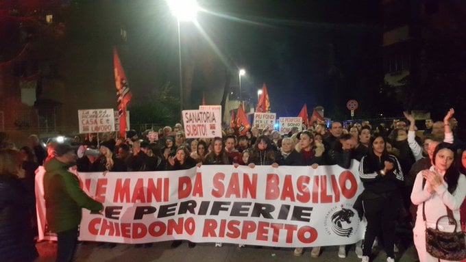 A San Basilio monta la protesta: «Vogliamo rispetto»