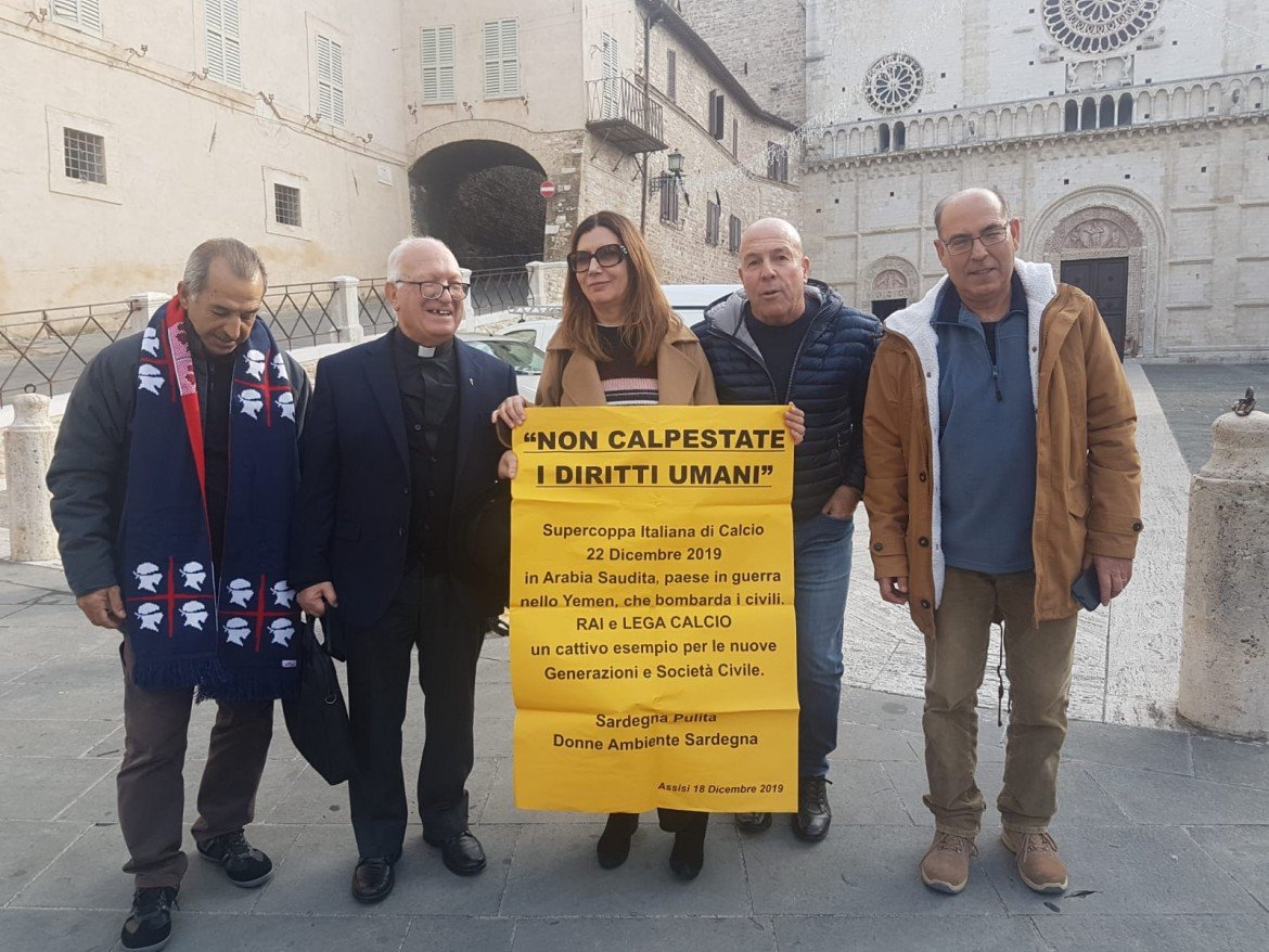 Da Assisi per lo Yemen: «Boicottiamo la Supercoppa»