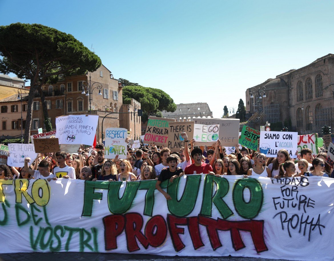 Sciopero per il clima a Roma il 27 settembre 2019, foto Stella Levantesi