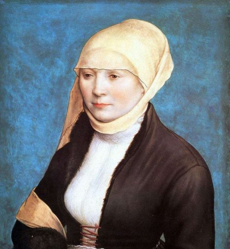 Lei in posa da Hans Holbein
