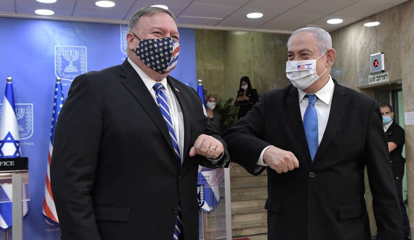 Pompeo rassicura Bibi: Israele manterrà la sua superiorità militare