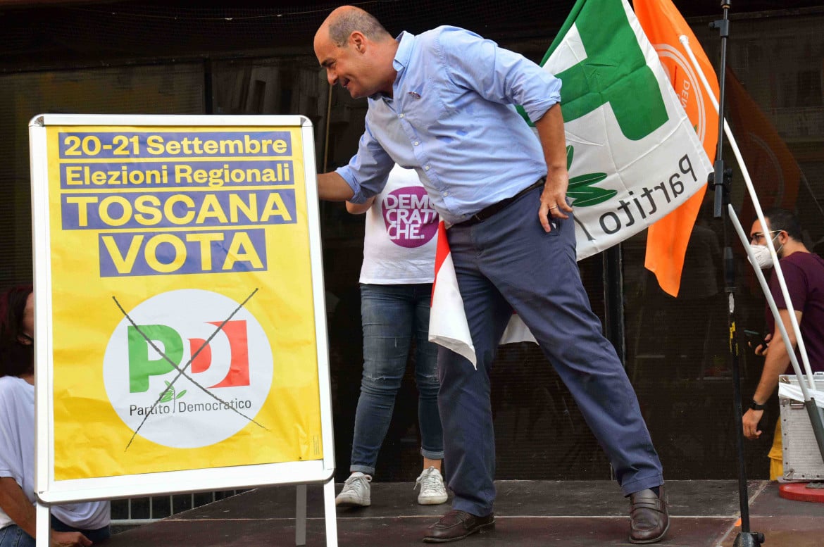 Zingaretti e Salvini, sul filo toscano ballano due leader