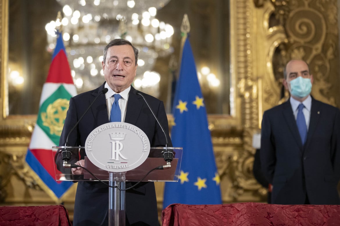 Draghi accetta: “Spero nell’unità dei partiti e delle forze sociali”