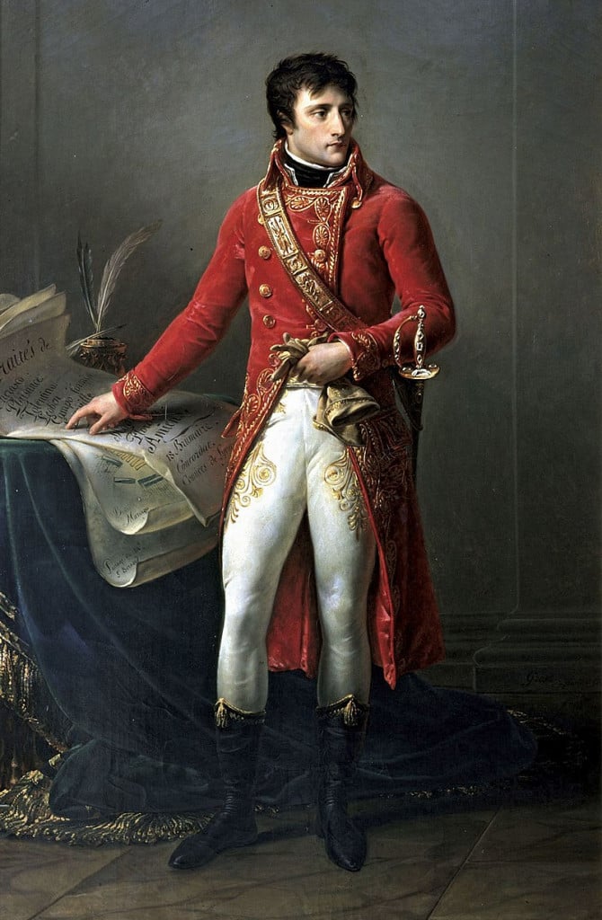 Napoleone, soggetto altamente infiammabile