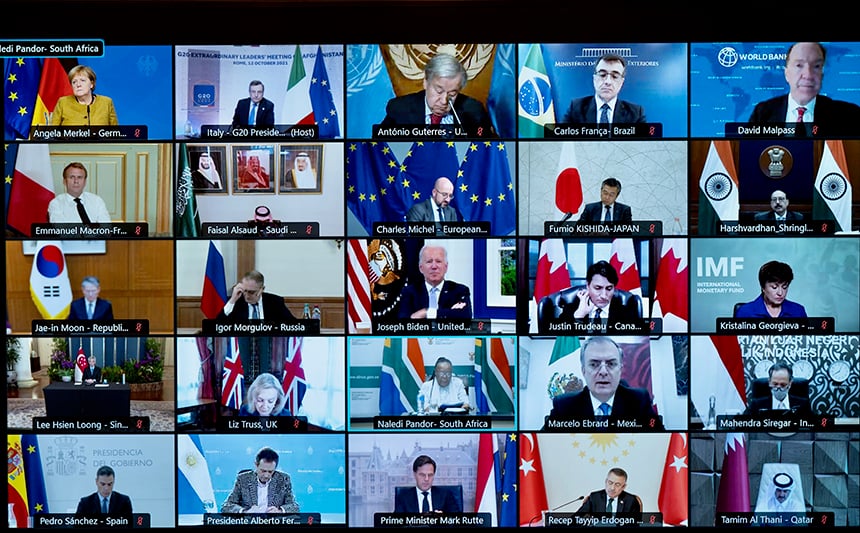 G20 senza Xi e Putin. Dalla Ue fondi a Kabul «senza legittimare il regime»
