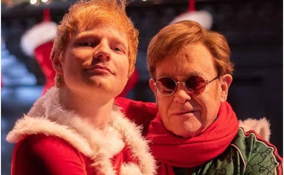 Elton John e Ed Sheeran, il rosso e il verde