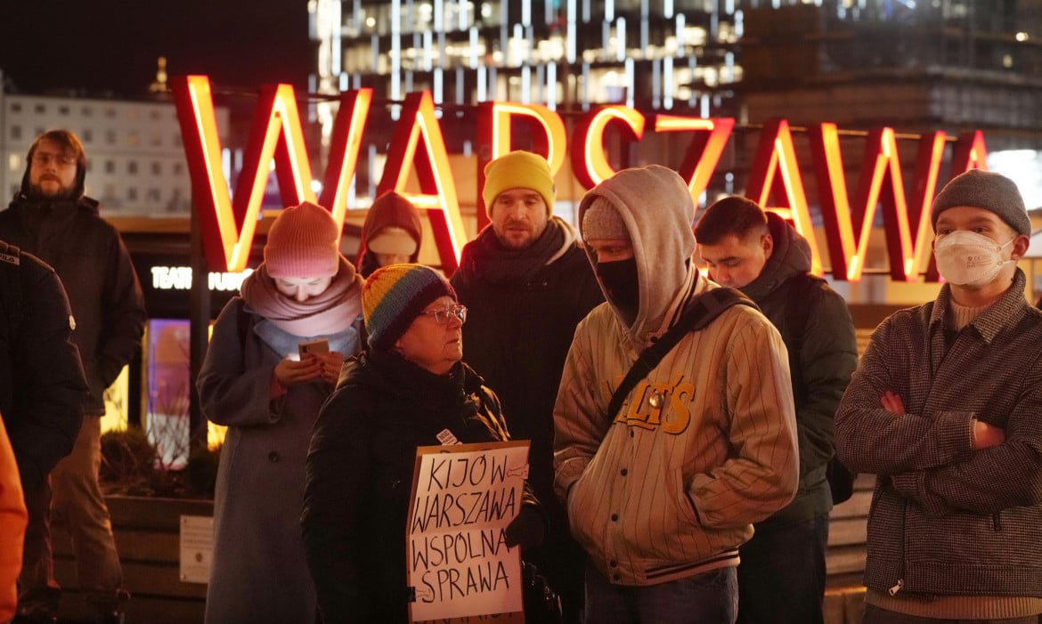 «Nie all’invasione», va in scena la solidarietà polacca