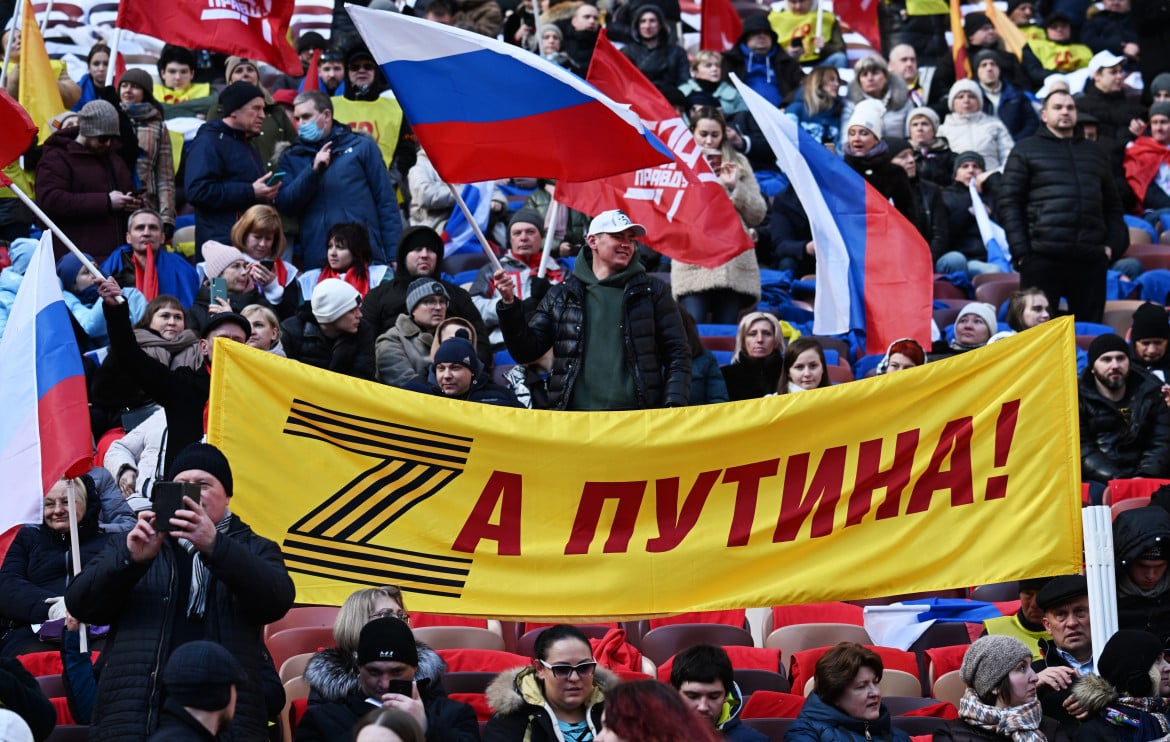 90.000 sugli spalti di Luzhniki per celebrare il nazionalismo