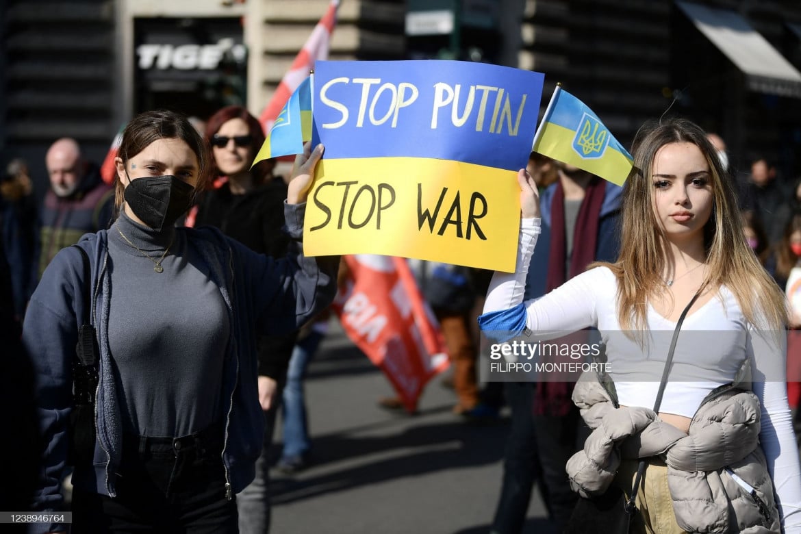 In corteo l’angoscia delle ucraine: «Più armi significa più guerra»