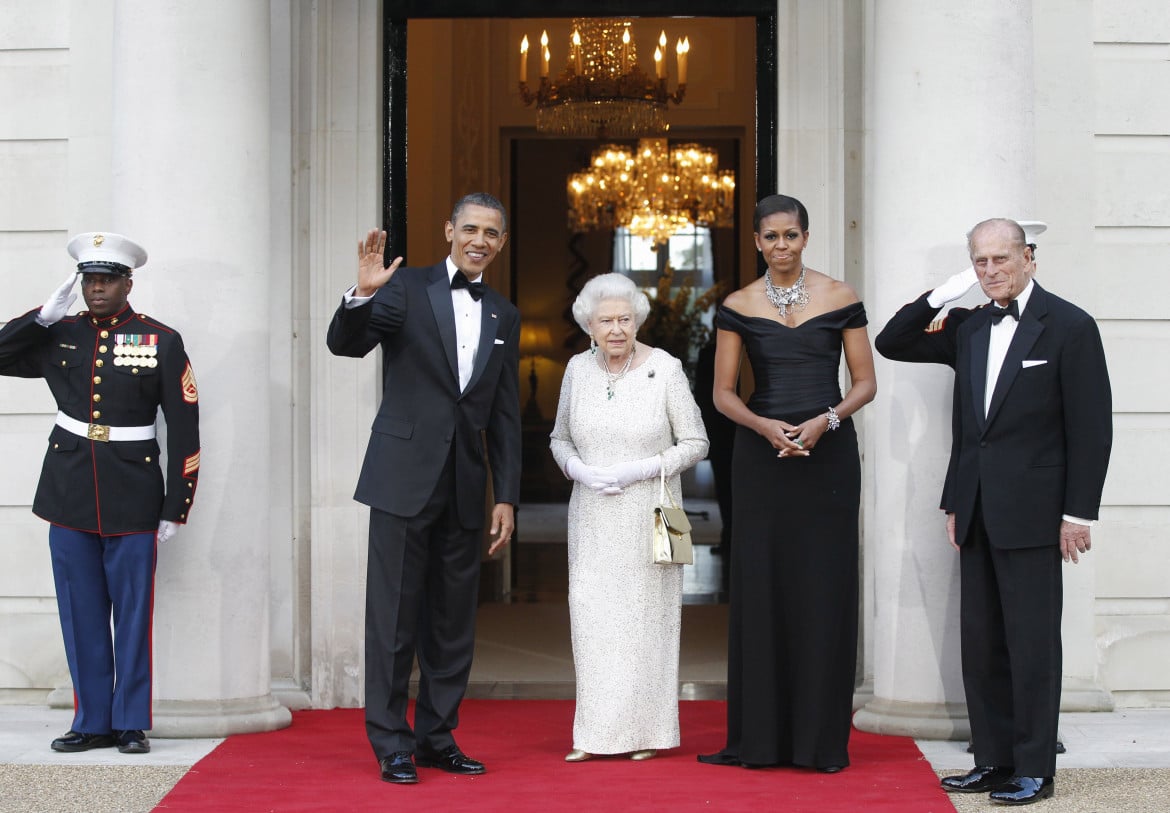 Con gli Obama alla Casa bianca nel 2011, foto Ap