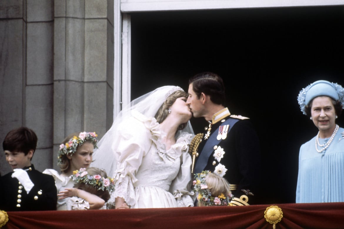 Il matrimonio di Carlo e Diana nel 1981, foto Ap