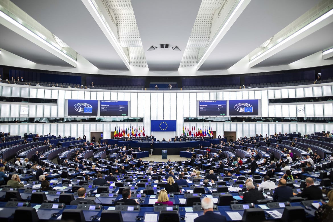 L’europarlamento di Strasburgo foto Ap