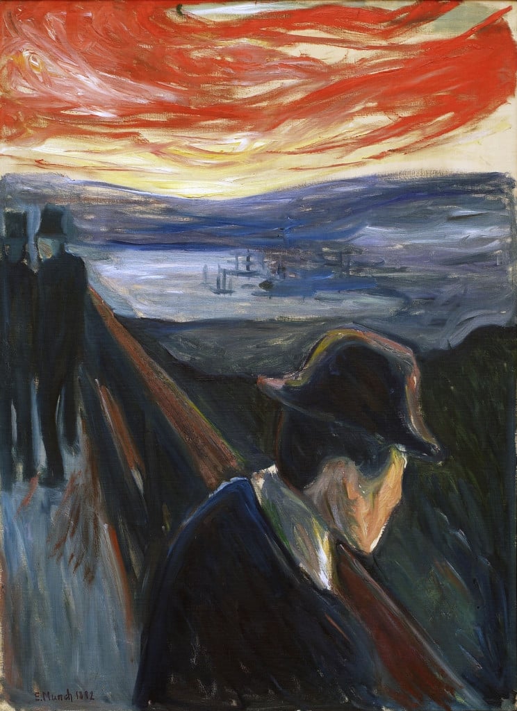 Munch, disperazione e urlo, sequenza
