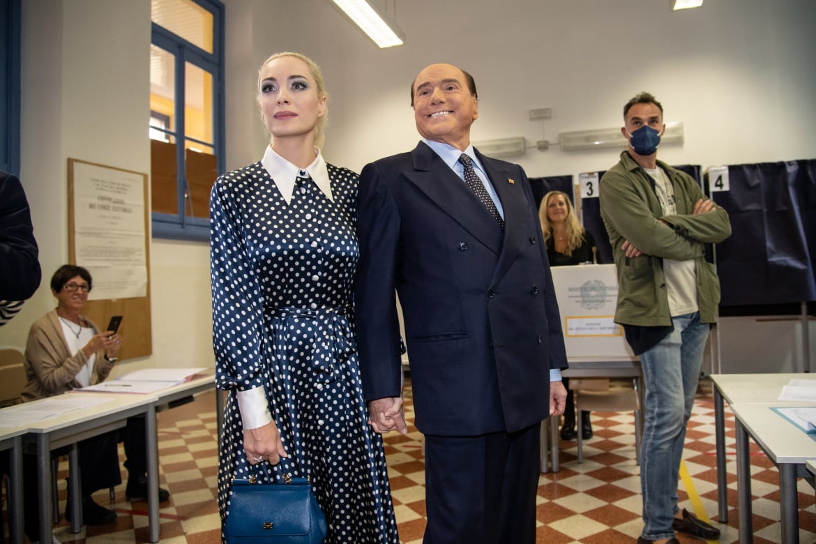 Silvio Berlusconi e Marta Fascina, foto LaPresse