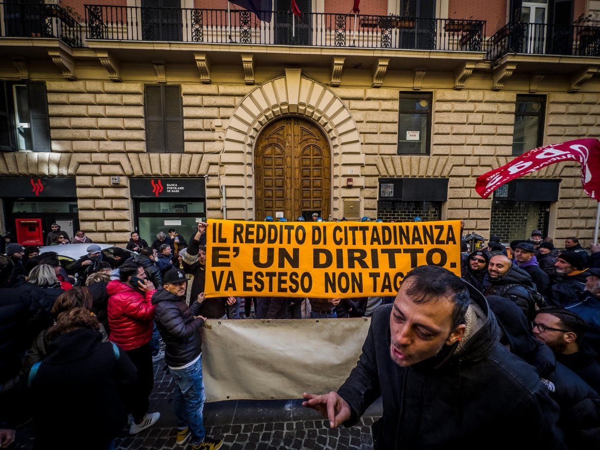 Il primo maggio in piazza a Roma contro il taglio al «reddito di cittadinanza»