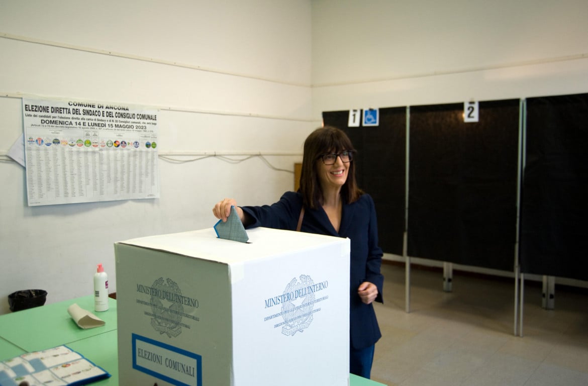 Ida Simonella, candidata a sindaco per il centro-sinistra foto Ansa