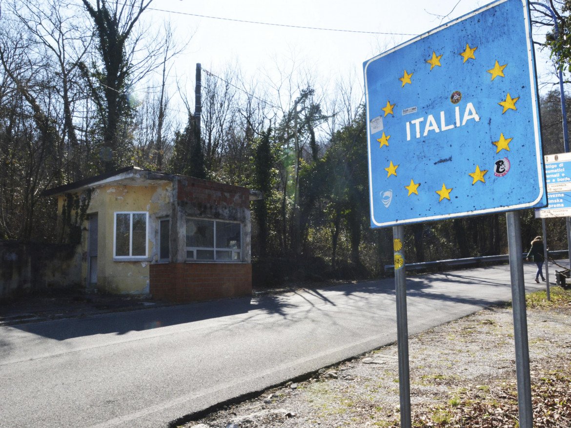 La frontiera tra Slovenia e Italia