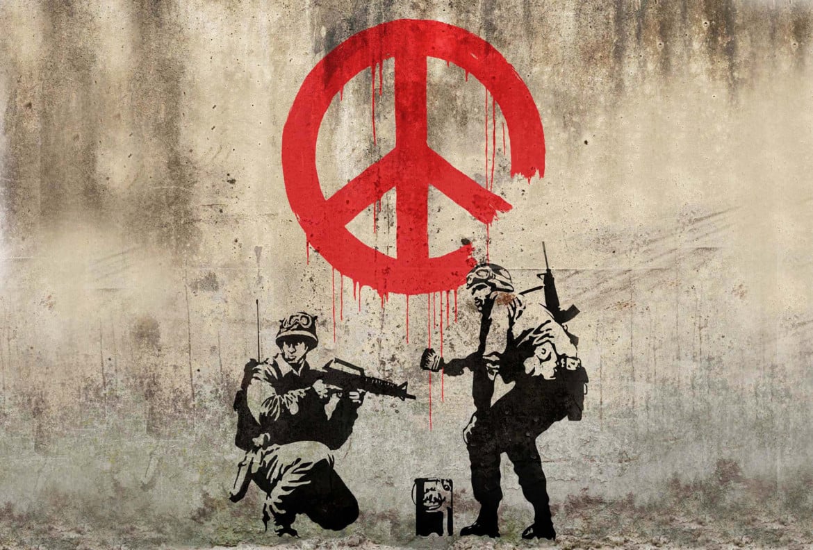 Un'opera di Banksy