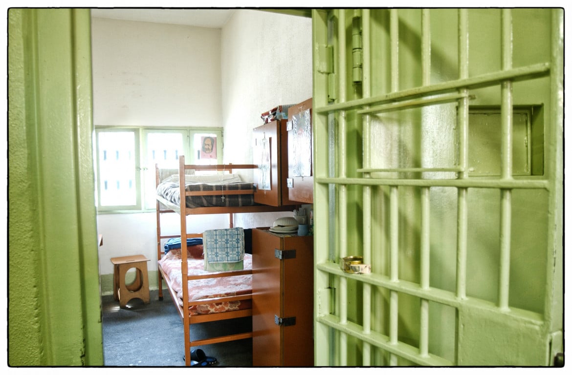 Una cella del carcere delle Vallette a Torino foto di Michele D’ottavio