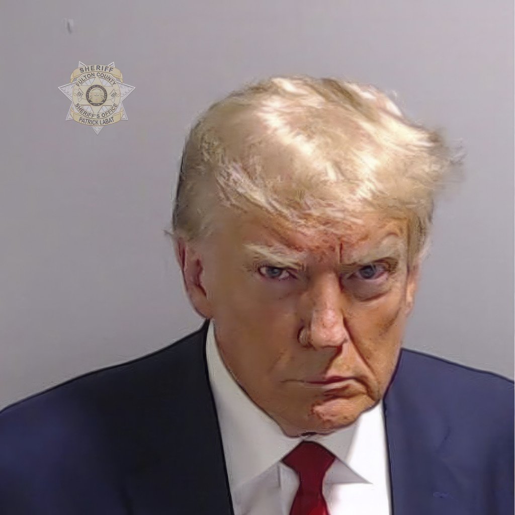 La foto segnaletica di Donald Trump foto Ap